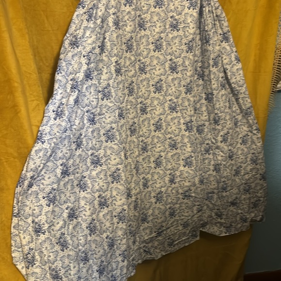 Selkie Pinafore Printed Midi Dress Anthropologie Plus 1X NWT - Picture 7 of 10